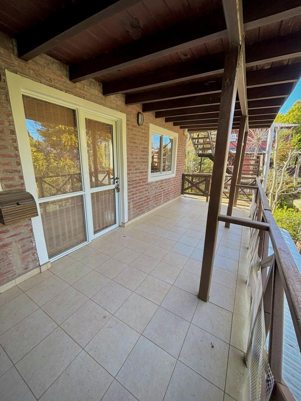 Balcony surrounded by trees
