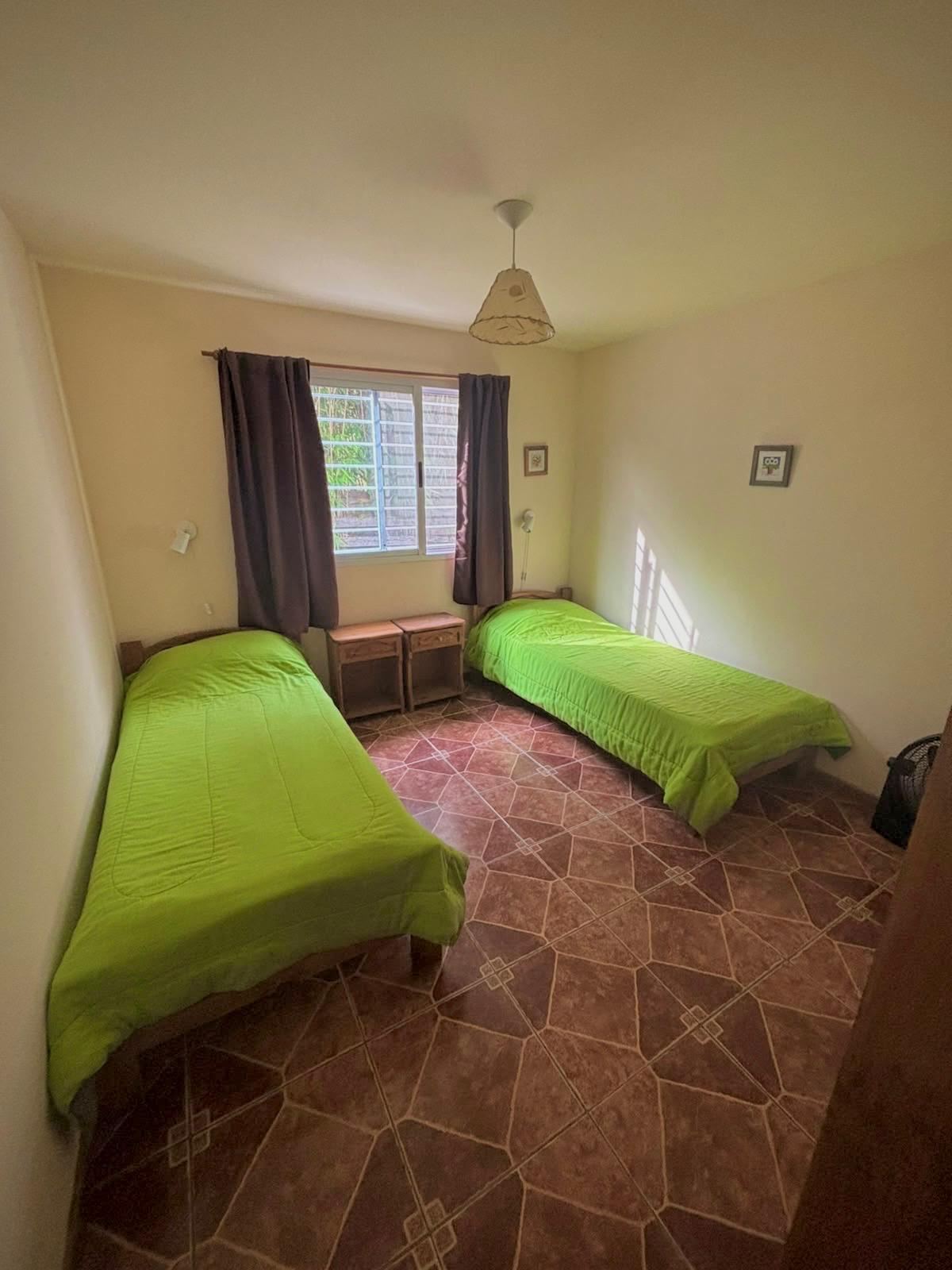 Bedroom with two single beds